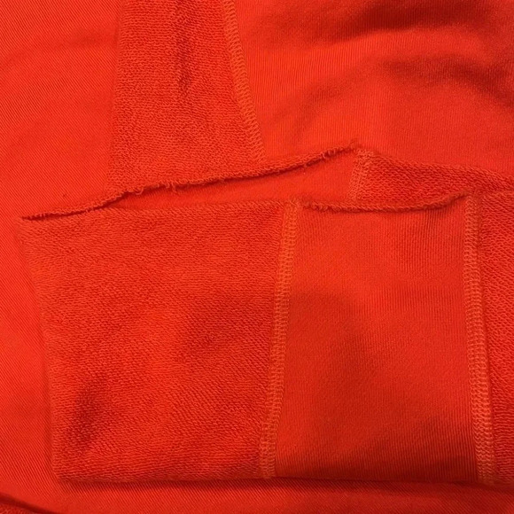[S]7 For All Mankind Crewneck Flare-Sleeve Crop French Terry Sweatshirt- NWOT - Picture 11 of 12
